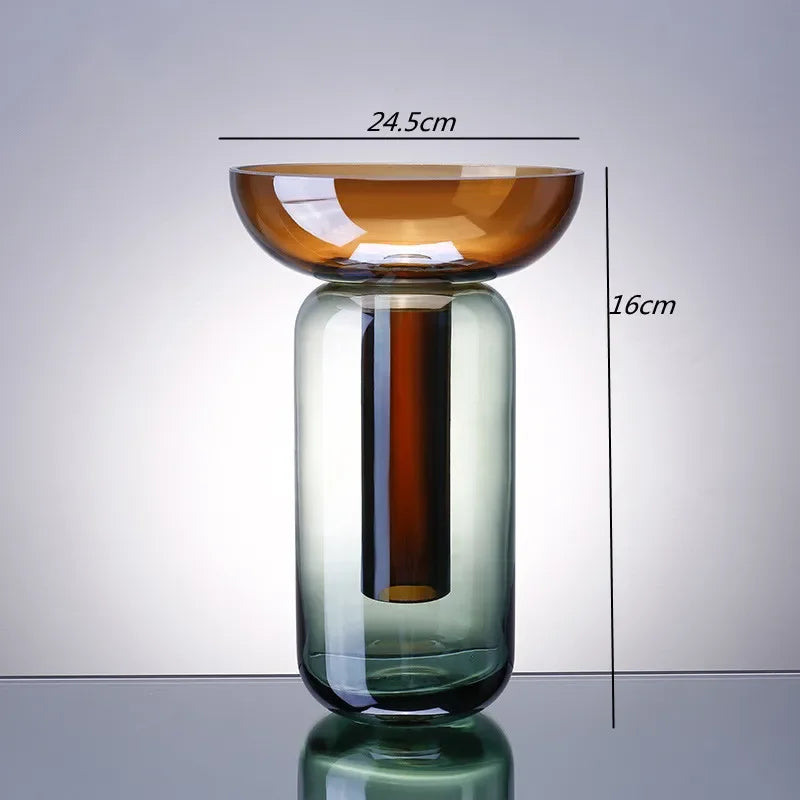 Modern Colorful Glass Bowl