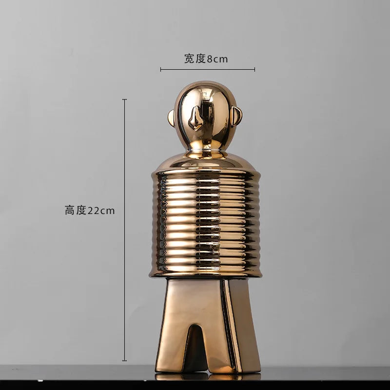 Abstract Gold Figurine