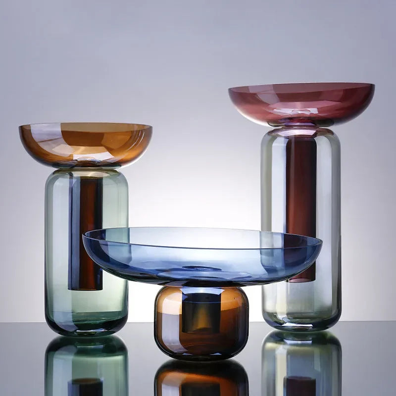 Modern Colorful Glass Bowl