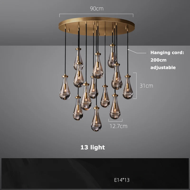 Luxury Rain Chandelier