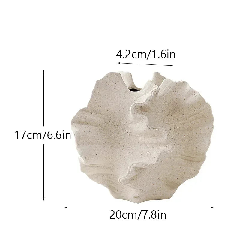 Ceramic Coral-Inspired Vase