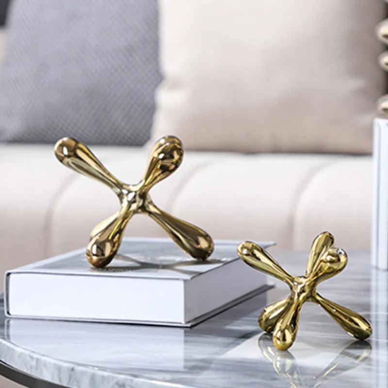 Gold Resin Decorative Sculptures