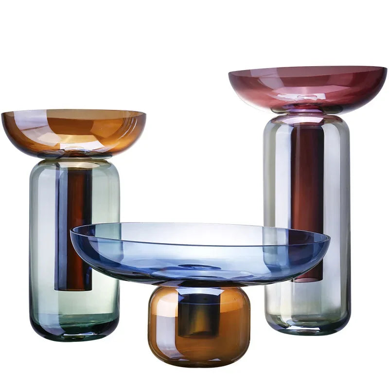 Modern Colorful Glass Bowl