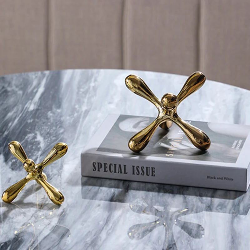 Gold Resin Decorative Sculptures