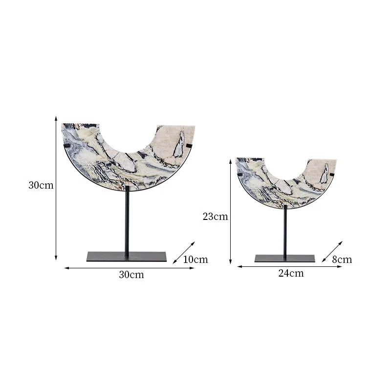 Abstract Marble Decor Piece