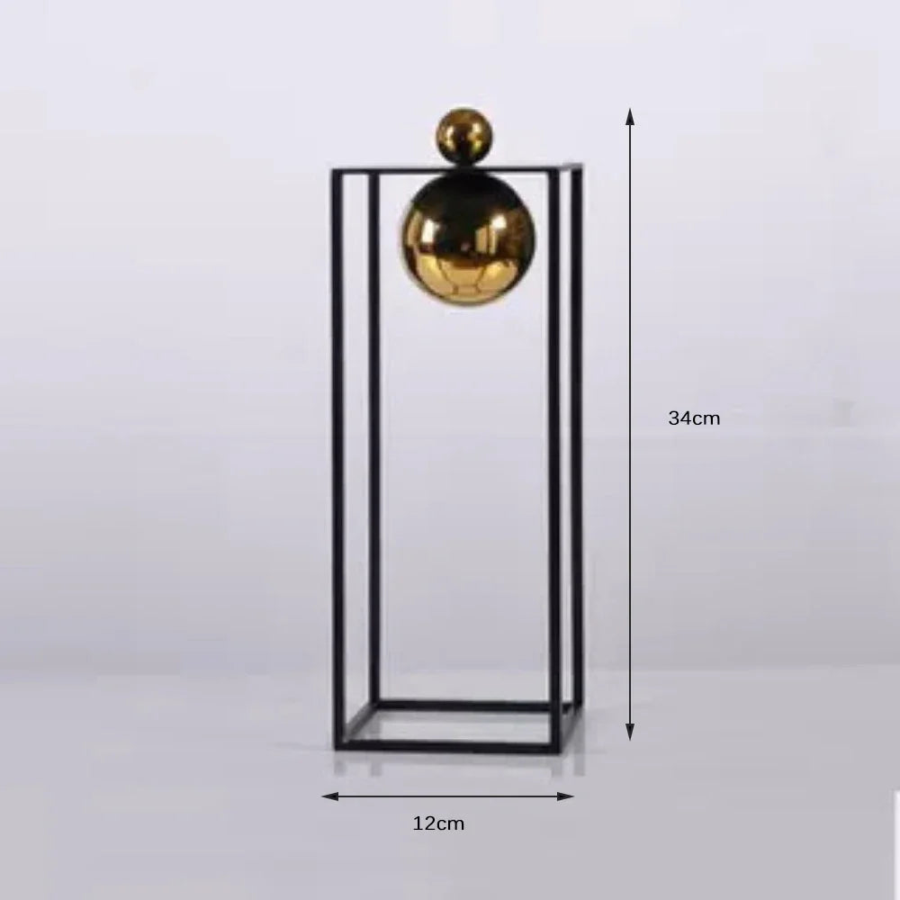 Modern Gold Geometric Frame Set