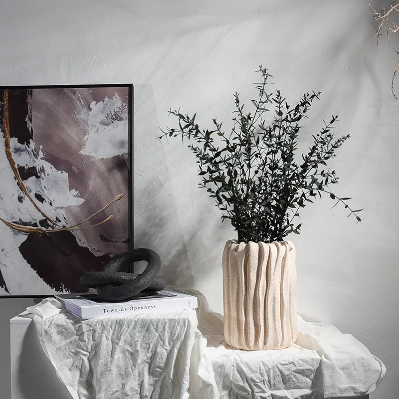 Handmade Ceramic Knot Sculpture Decor