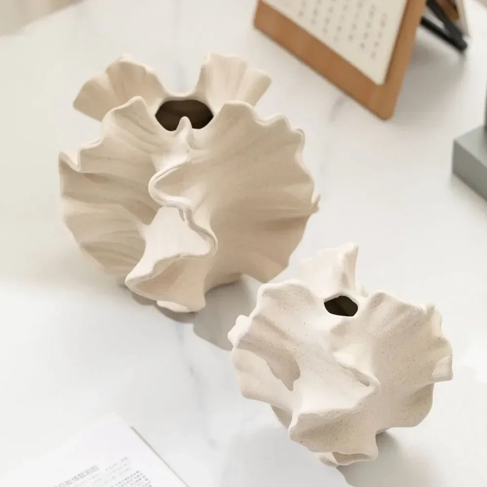 Ceramic Coral-Inspired Vase