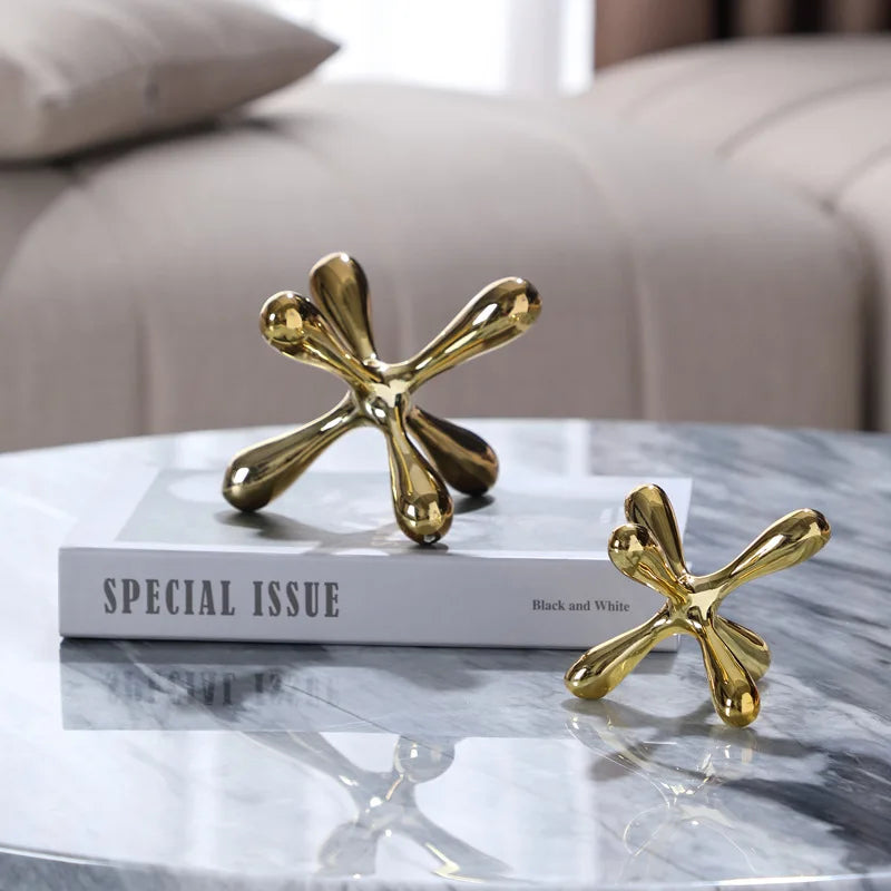 Gold Resin Decorative Sculptures