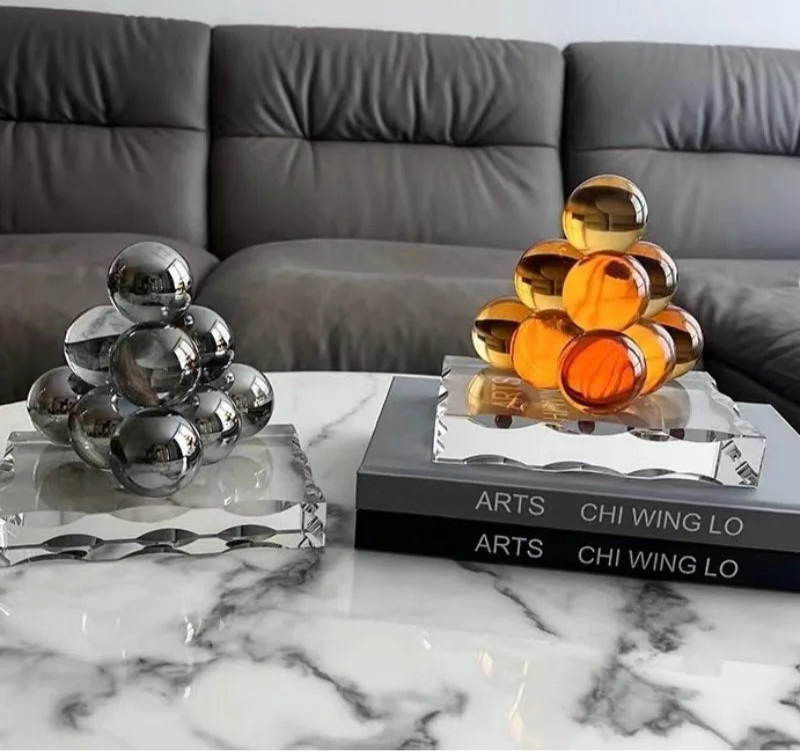 Crystal Ball Pile Sculpture