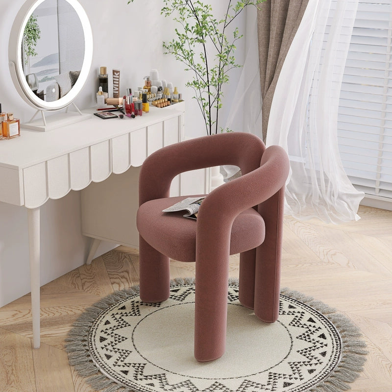 Modern Curved Accent Chair