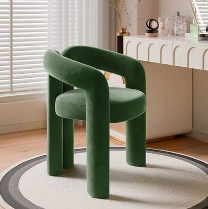Modern Curved Accent Chair