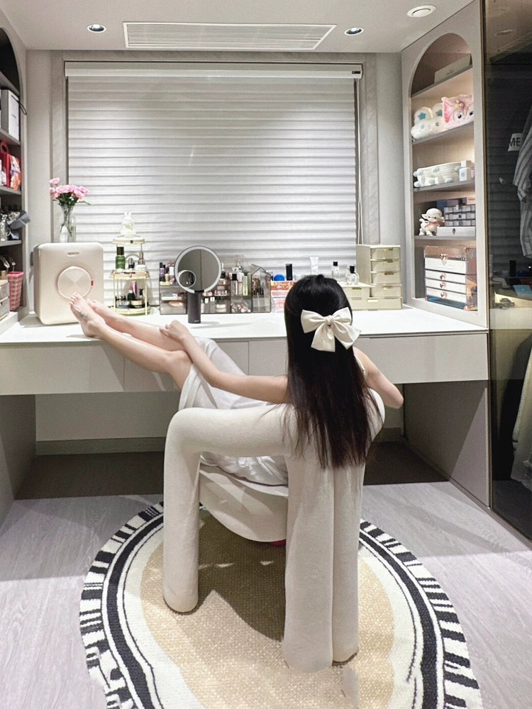 Modern Curved Accent Chair