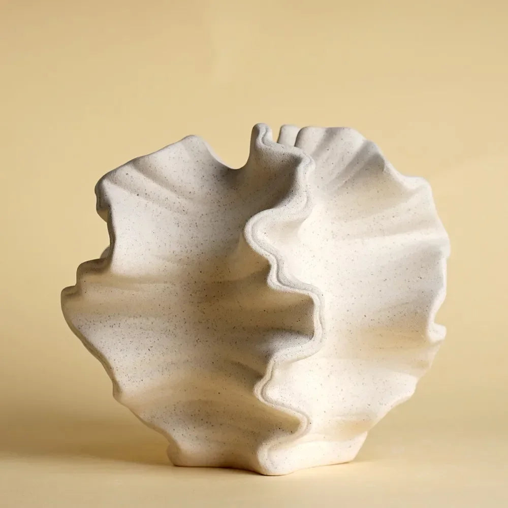 Ceramic Coral-Inspired Vase