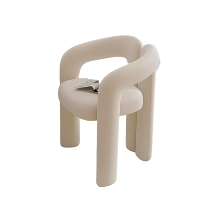 Modern Curved Accent Chair